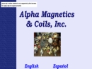 Website Snapshot of ALPHA MAGNETICS & COILS, INC.
